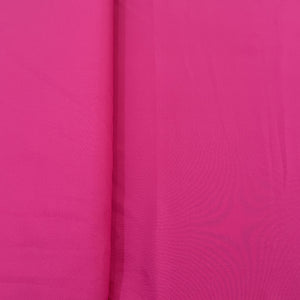 Exclusive Magenta Pink Solid Malai Crepe Fabric