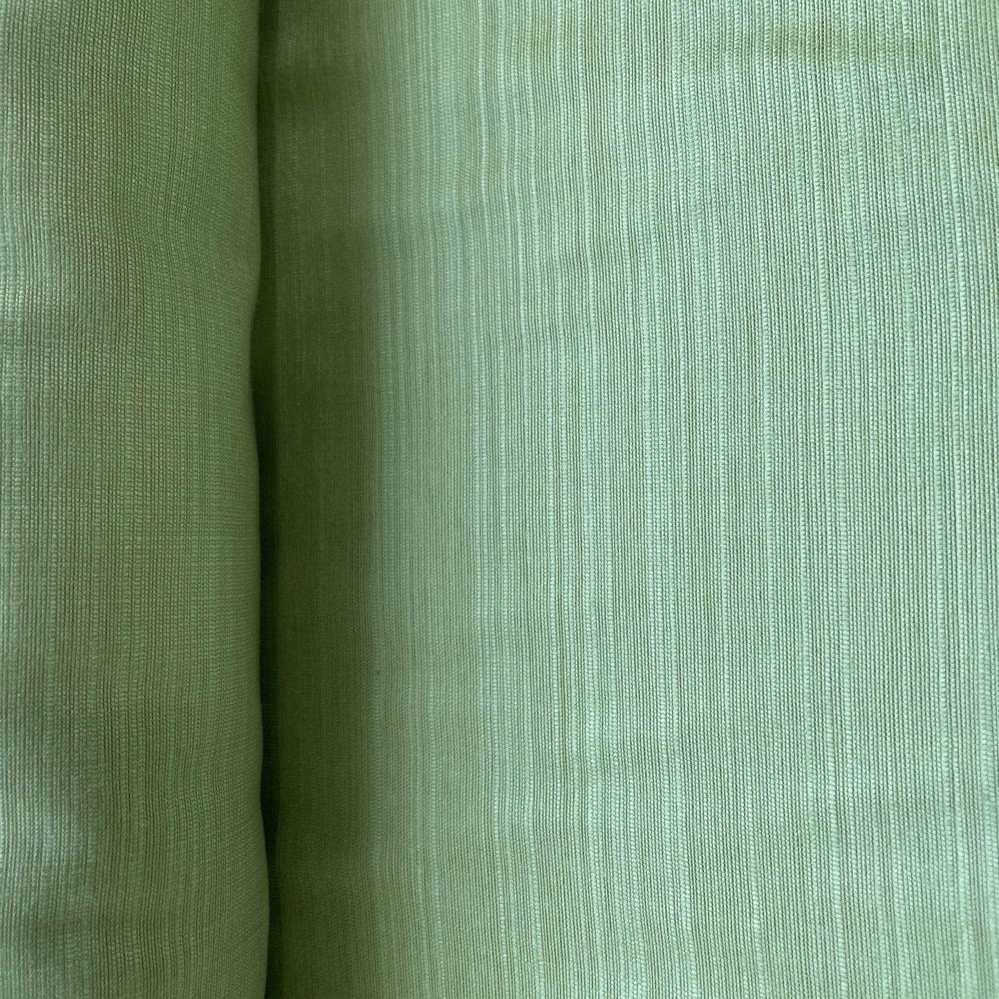 Dull Green Banarasi Cotton Slub Fabric 15471