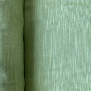 Dull Green Banarasi Cotton Slub Fabric 15471