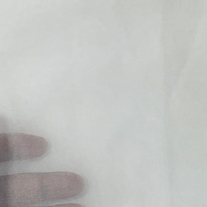 White Solid Printable Tabby Silk Fabric - TradeUNO