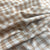 Premium Brown & Beige Checks Print Linen Fabric