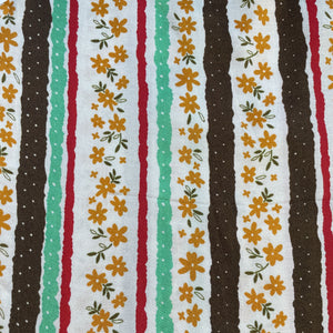 Off White Floral Print Modal Satin Fabric 19952