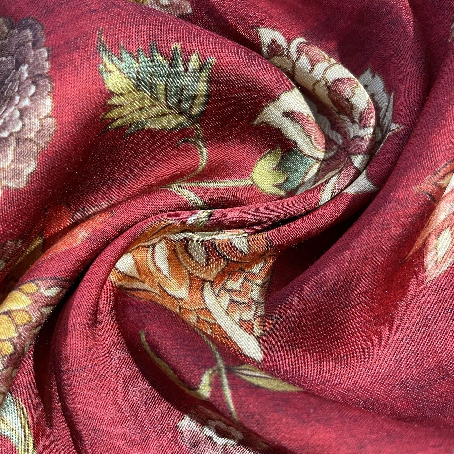 Exclusive Yellow Chevron Sequence Embroidery Chinnon Fabric
