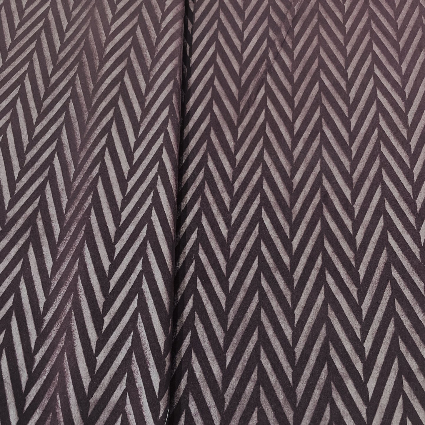 Exclusive Wine Stripe Print Crepe Fabric