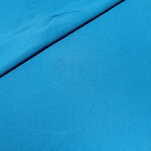 Premium Teal Blue Solid Heavy Crepe Fabric