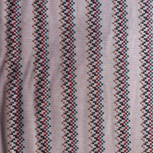 Peach Pink Traditional Print Chanderi Silk Fabric 12062 - TradeUNO