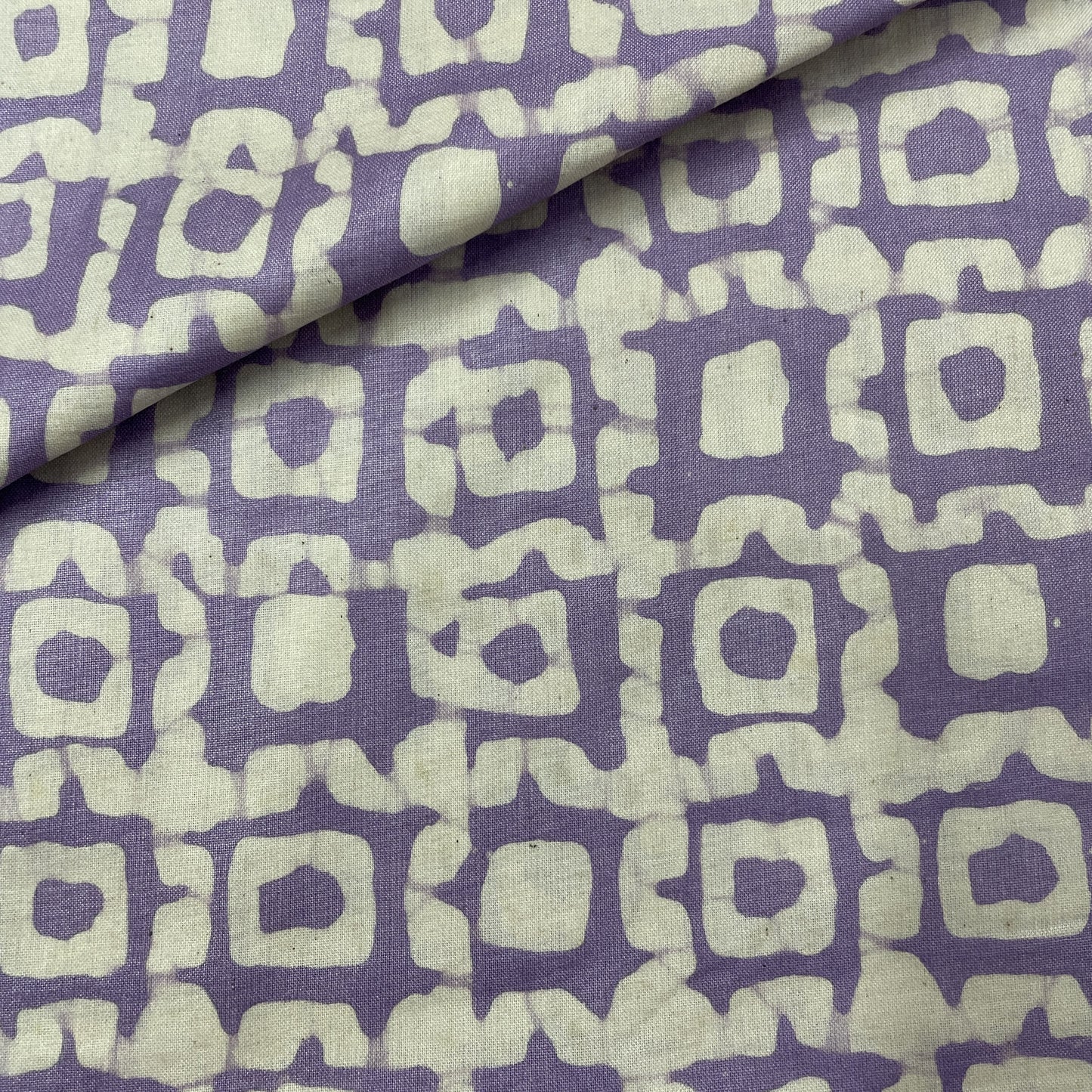 Lavender Batik Pure Cotton Fabric