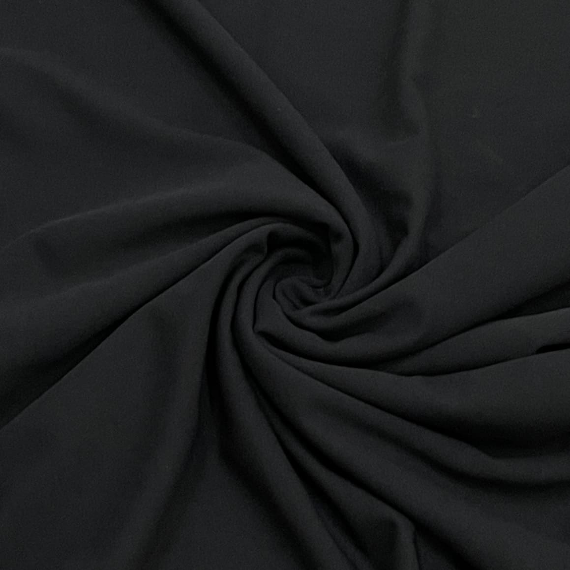 Exclusive Navy Blue Solid Banana Crepe Fabric
