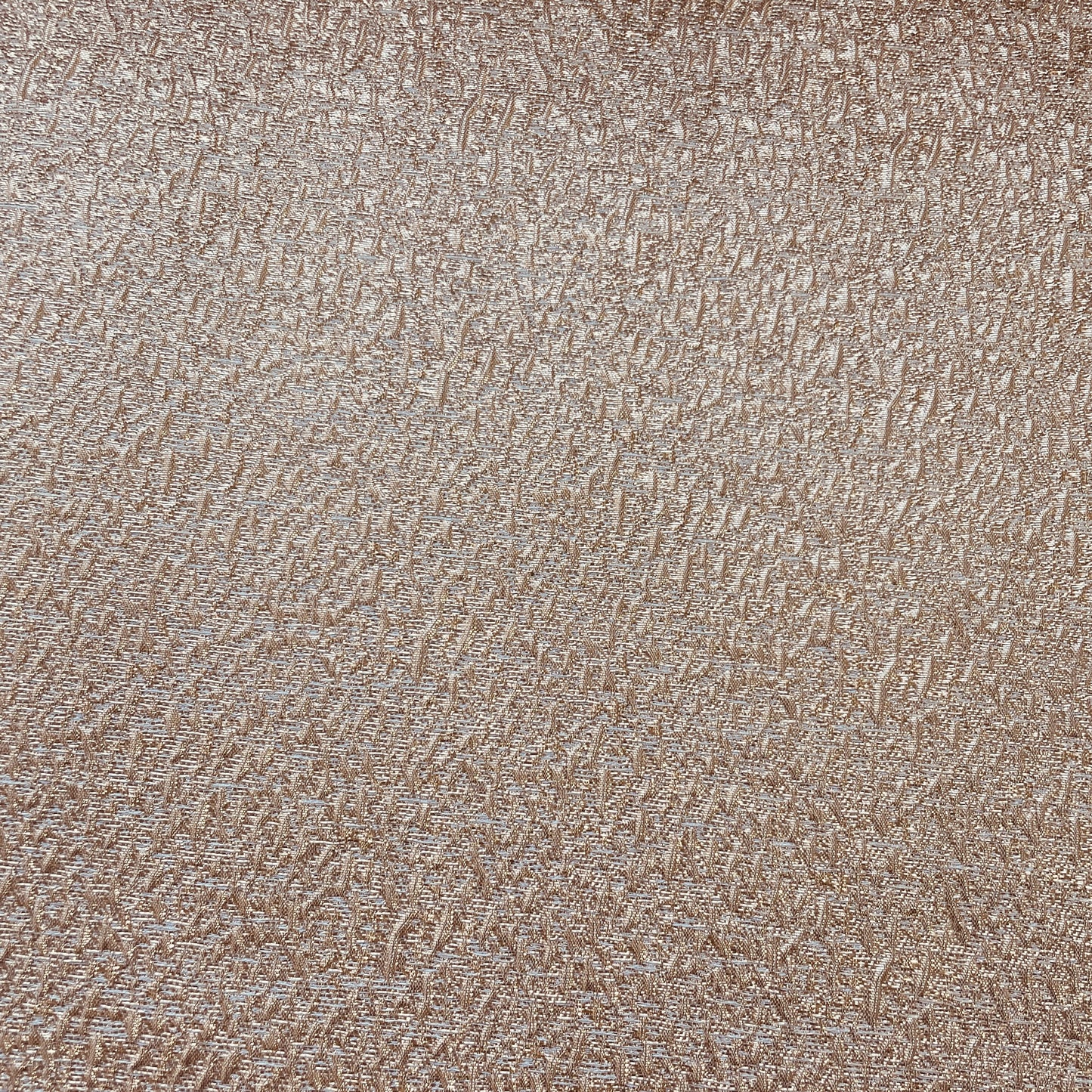 Light Pink Solid With Golden Brocade With Lurex Fabric 12365