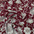 Exclusive Maroon & Silver Floral Sequence Embroidery Georgette Fabric