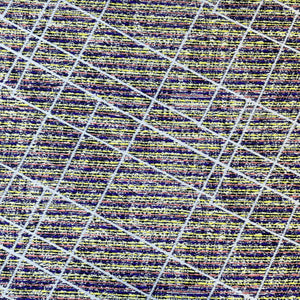Blue Stripe Handloom Brocade Jacquard Fabric 12345