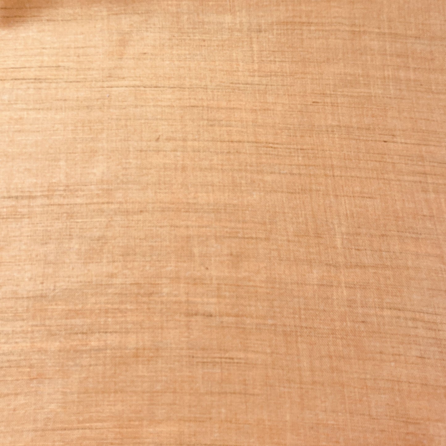 Orange Solid Cotton Khadi Fabric