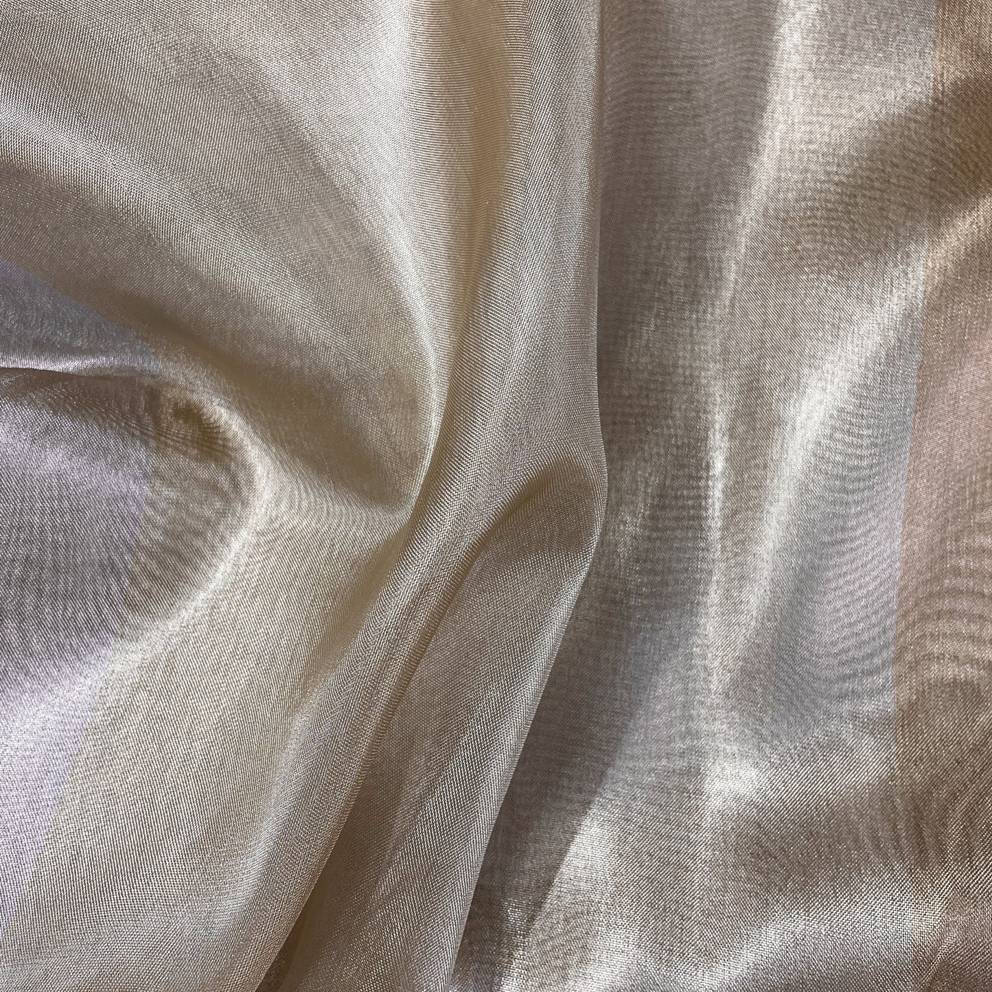 Classic Gold Rose Gold 3D Tissue Fabric