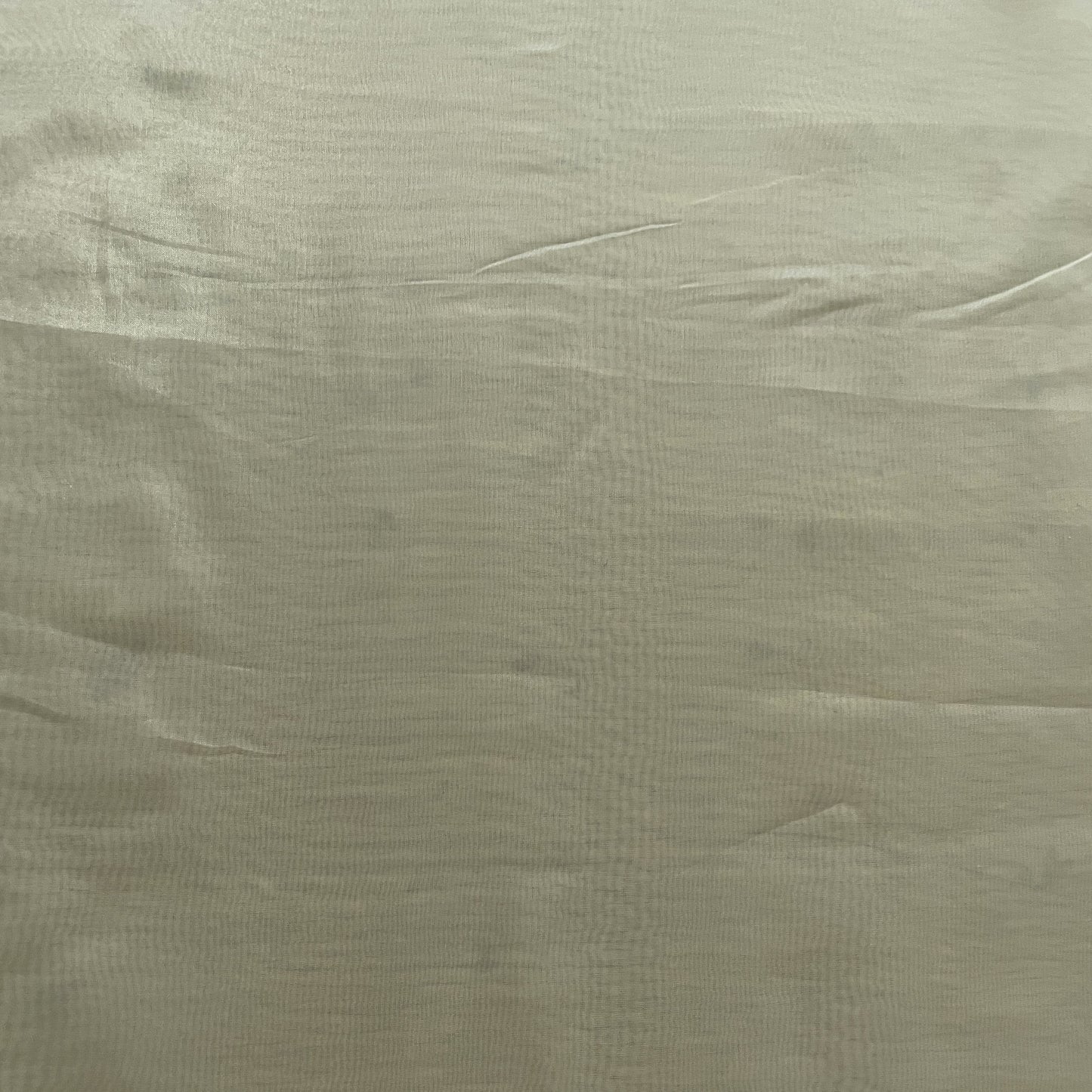Premium Cream Solid Liquid Organza Fabric