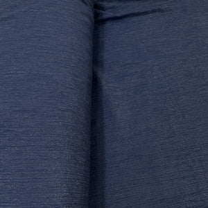Exclusive Navy Blue Solid Shimmer Chiffon Fabric