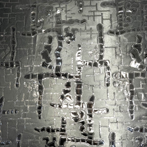 Exclusive Black Sequins Metallic Net Fabric