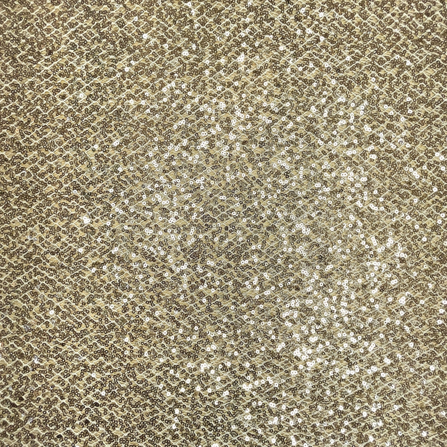 Exclusive Cream Heavy Sequins Embroidery Power Net Fabric