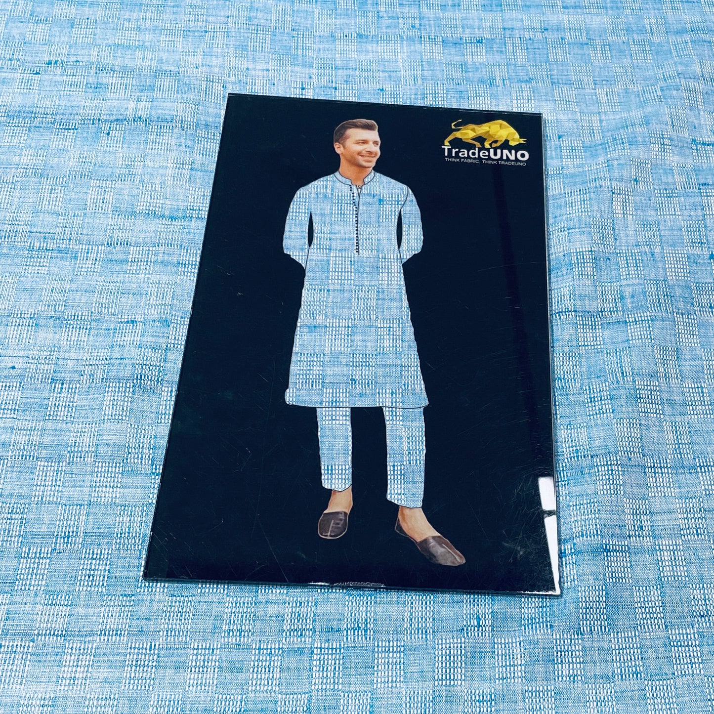 Blue Weaving Cotton Fabric - TradeUNO