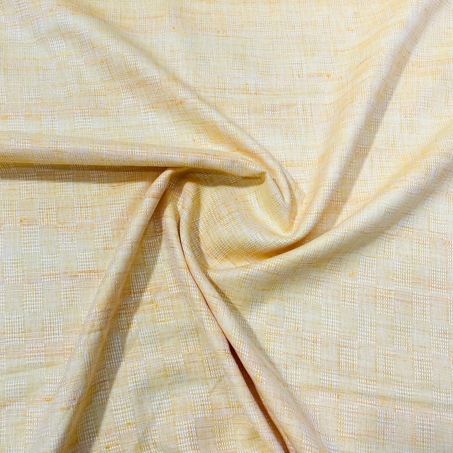 Yellow Weaving Cotton Fabric - TradeUNO