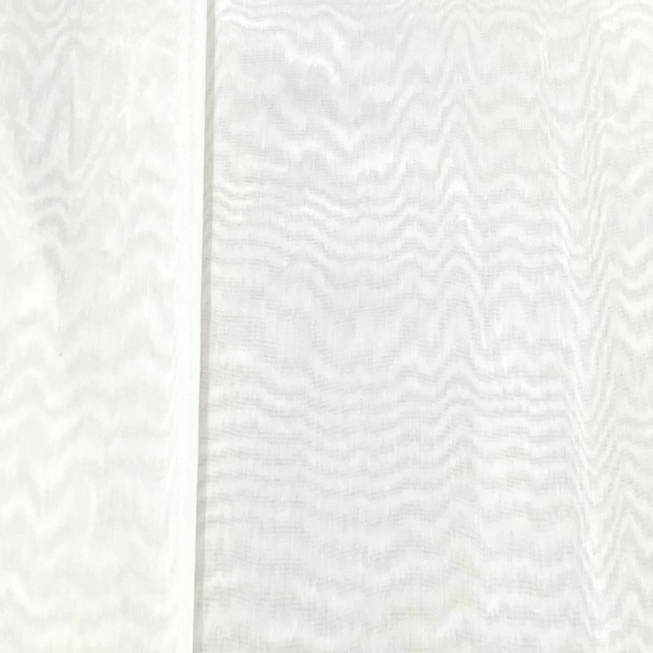 Premium White Solid Silk Chanderi Fabric