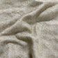Cream Abstract Thread Embroidery Linen Fabric