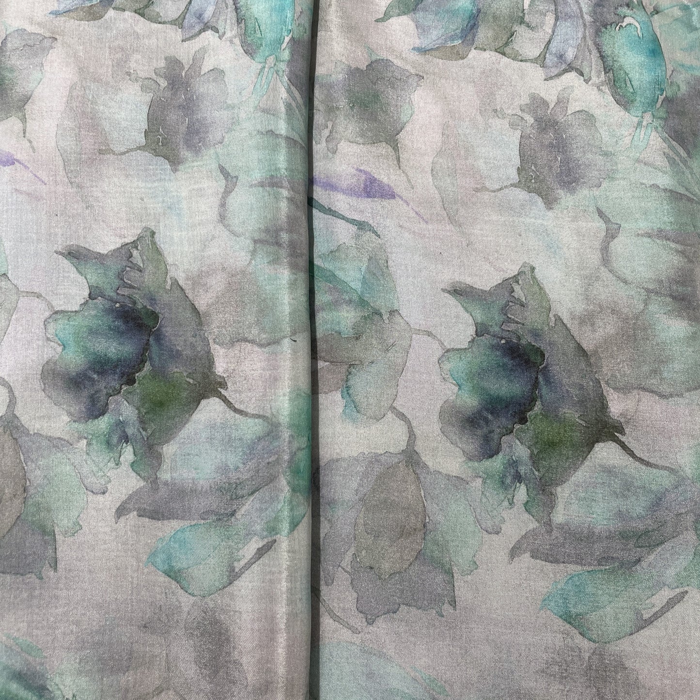 Yellow Floral Embroidery Cotton Schiffli Fabric