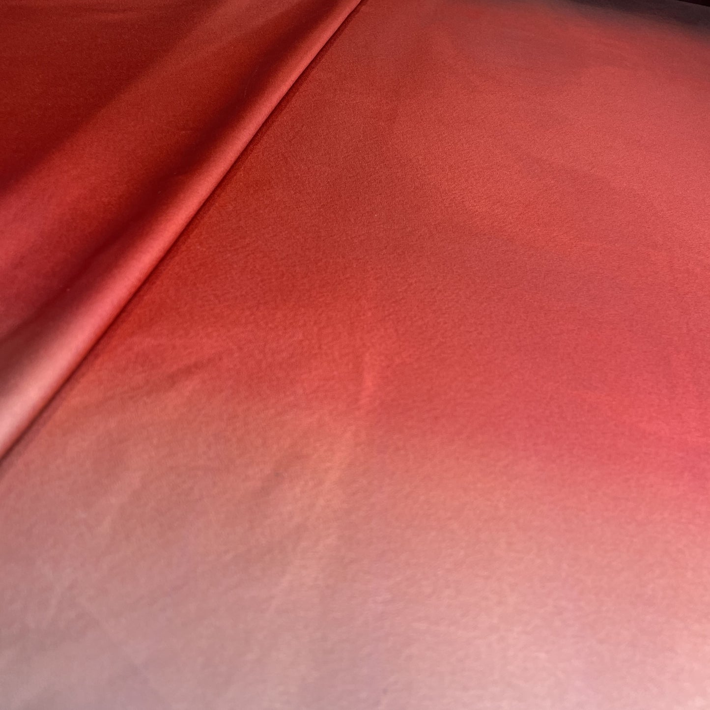 Exclusive Red Ombre Gucci Satin Fabric