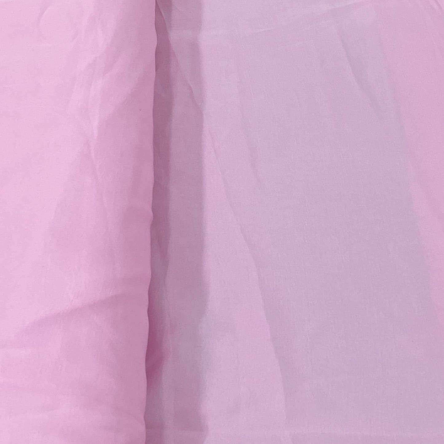 Premium Baby Pink Solid Bemberg Silk Fabric