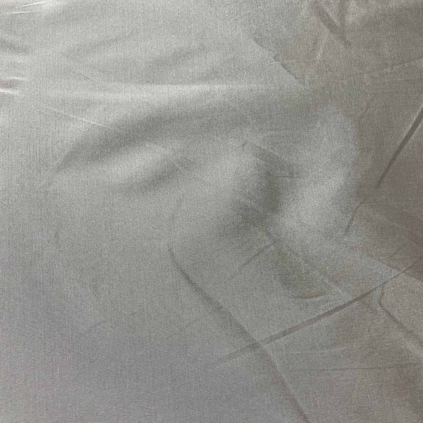 Grey Solid Silk Taffeta Fabric