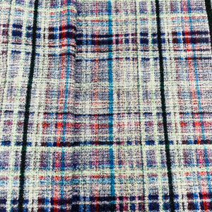 Multiciolor Embrossed Satin Fabric - TradeUNO