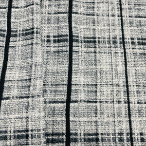 Black Embrossed Satin Fabric - TradeUNO