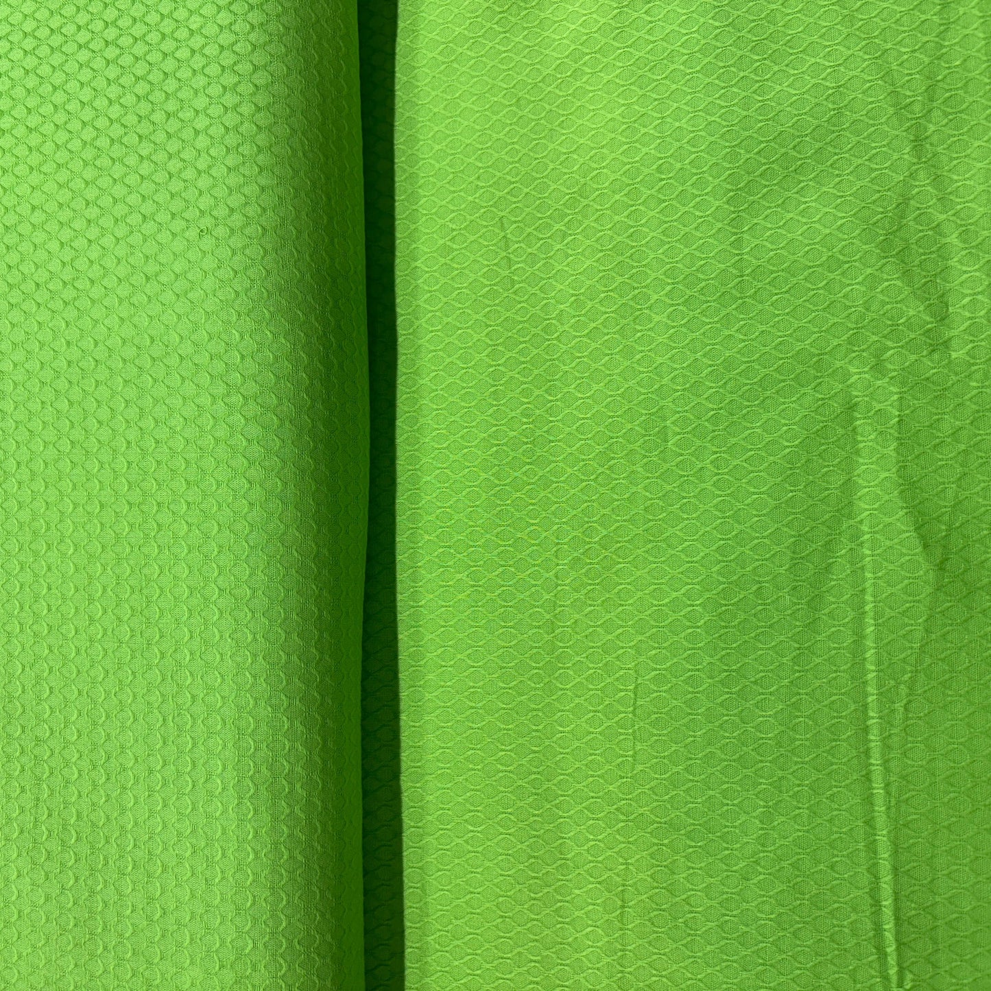 Green Geometrical Cotton Dobby Fabric 1978