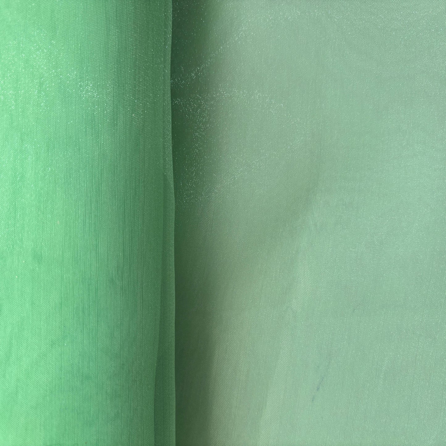 Lime Green Solid Poly Organza 4922