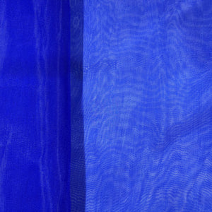 Royal Blue Solid Poly Organza 4917