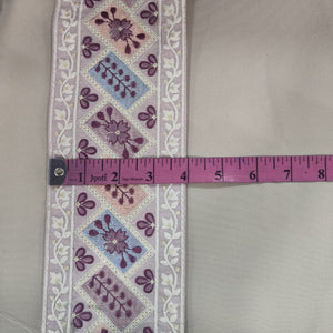 Purple Embroidery Lace 15826