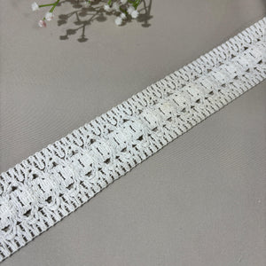 Off White Dyeable Cotton Lace 9191
