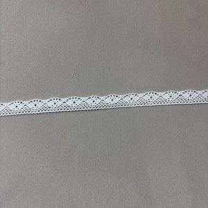 Off White Dyeable Cotton Lace 9150