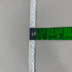 Off White Dyeable Cotton Lace 9150