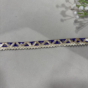Voilet Sequins Lace