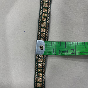 Dark Green Lace 21824