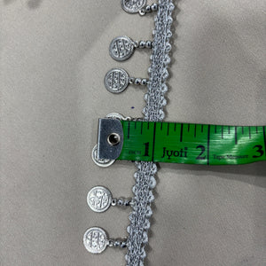 Silver Coins Lace 16991