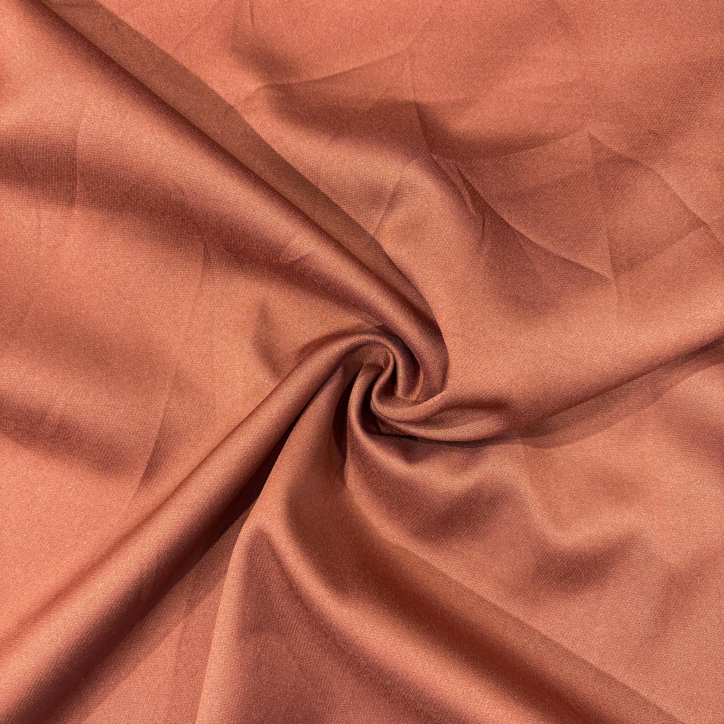 Brown Solid Banana Crepe Fabric 18731
