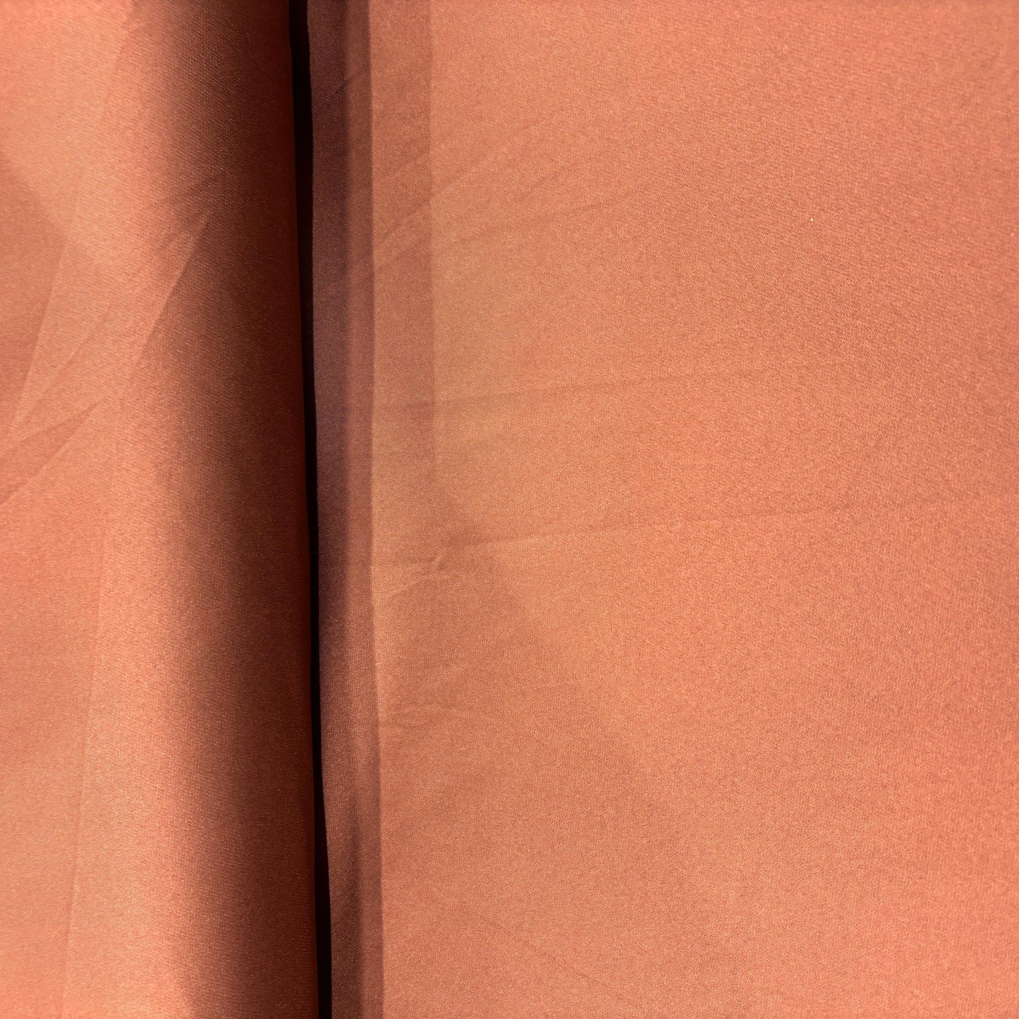 Brown Solid Banana Crepe Fabric 18731