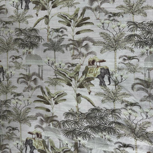 Griege Floral Foil Cotton Fabric 9316