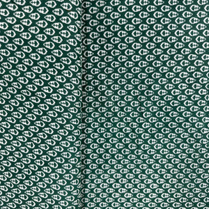 Green Bagru Print Cotton Fabric 24238