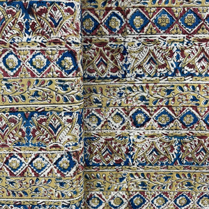 Green Handblock Print Cotton Fabric 23630