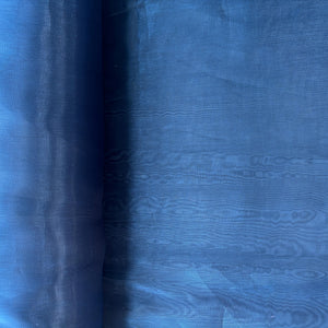 Navy Blue Solid Organza Fabric 13331