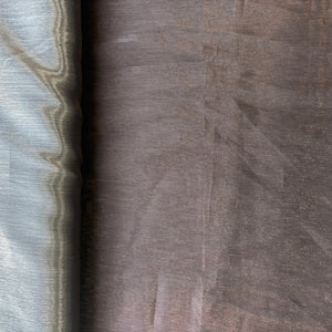 Brown & Light Brown Ombre Solid Imported Organza Fabric 9053