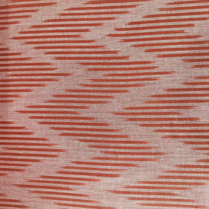 Pink Red Ikkat Print Cotton Fabric 16314