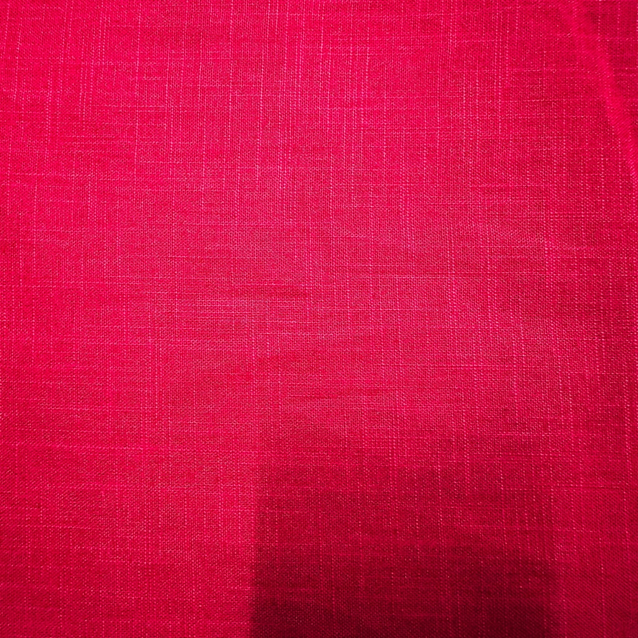 Dark Red Solid Cotton Linen Slub Fabric SG-30364